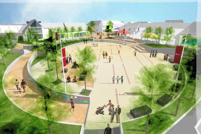 Kirkby Town Square artist impression.