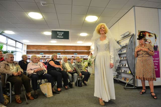 1940s fashion show at Sutton Library.