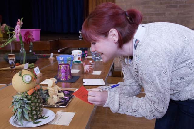 Ruth Carter judging the junior model contest