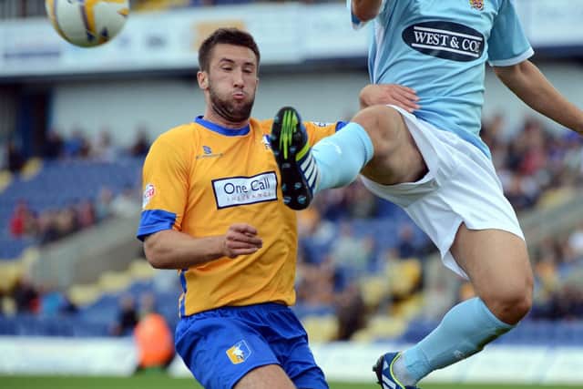 Mansfield Town v Dagenham and Redbridge.
Ollie Palmer.