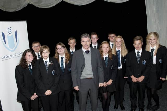 The Torch Academy Achievement Awards, rewarding students of Meden School were held at The John Fretwell Sporting Centre on Wednesday with special guest ex QPR football player Tony Thorpe
