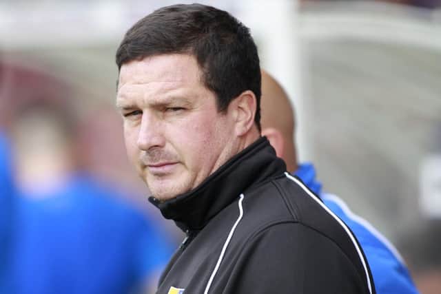 Mansfield Town manager Paul Cox  -Pic by:Richard Parkes