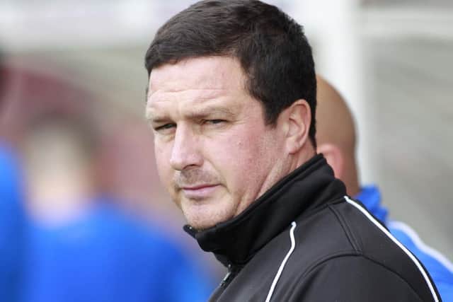 Mansfield Town manager Paul Cox -Pic by:Richard Parkes