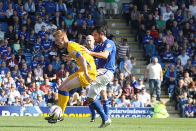 NDET 28-9-13 RKH 30  Chesterfield V Mansfield Sam Clucas