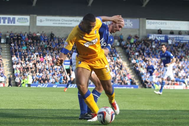 NDET 28-9-13 RKH 34  Chesterfield V Mansfield  Oliver Palmer