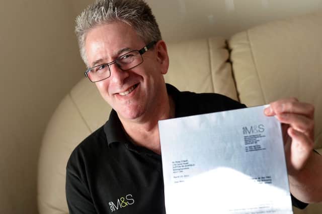 Phil O'Neill who has got a job after 870 applications.