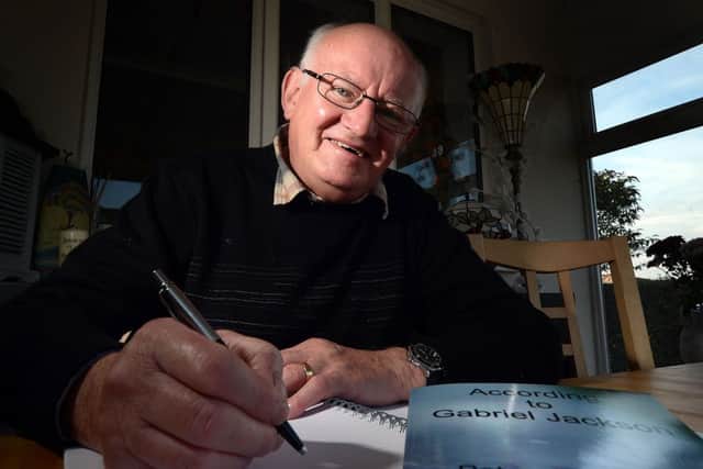 Peter Birchenall of Warsop, who has written his first novel.