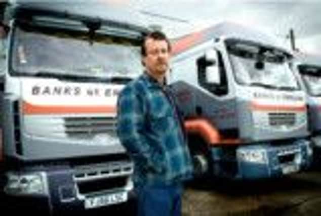 Programme Name: Truckers - TX: n/a - Episode: Generics (No. Generics) - Embargoed for publication until: 01/10/2013 - Picture Shows:  Malachi (STEPHEN TOMPKINSON) - (C) Company Pictures & ALL3MEDIA - Photographer: Robert Viglasky