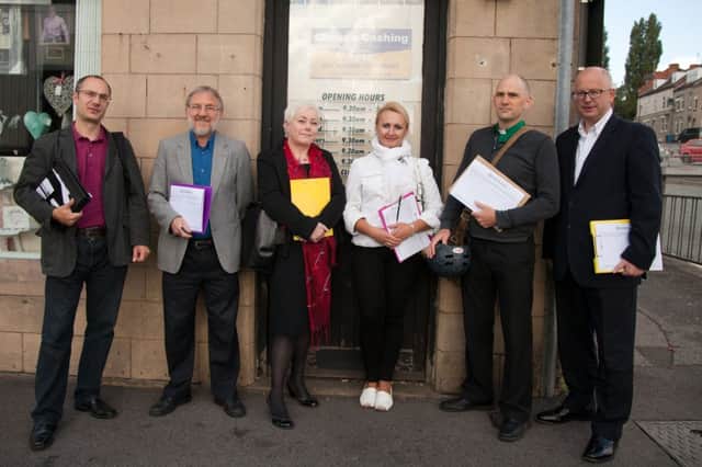 Order from Left to right - Mark Fretwell, Stuart Richardson, Sonya Ward, Agnieszka Drozdz, Rev Keith Hebden & Steve Yemm