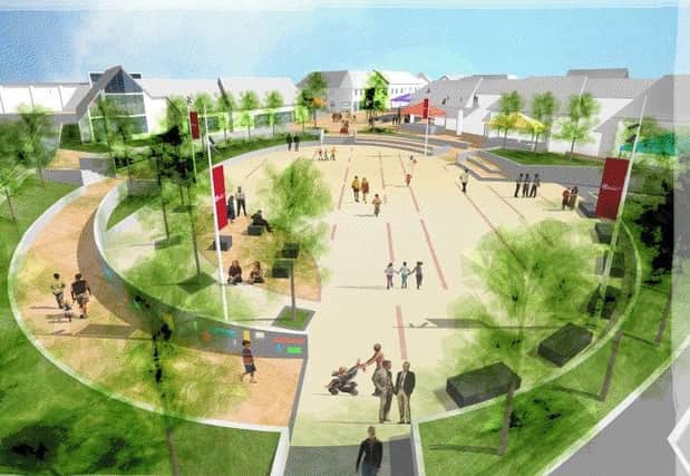 Kirkby Town Square artist impression.