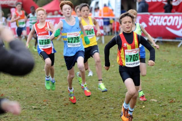National Cross Country Relays at Berry Hill Park, Mansfield.