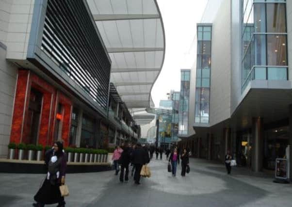 VISION : An image of Londons Westfield Centre used by the council to illustrate the type of development it would like to see on the Stockwell Gate North site in Mansfield.