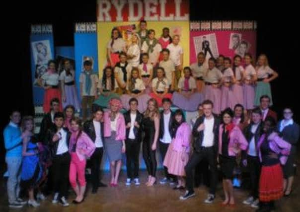 Ashfield School's production of Grease.