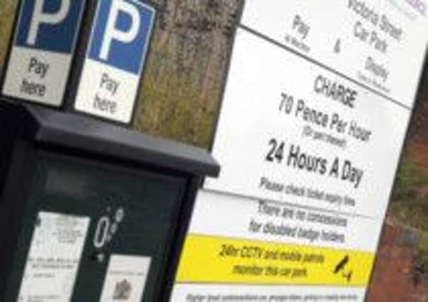 Mansfield District Council's car parking revenue has fallen sharply.