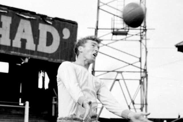 Ivan Hollett in training during the 1960s.