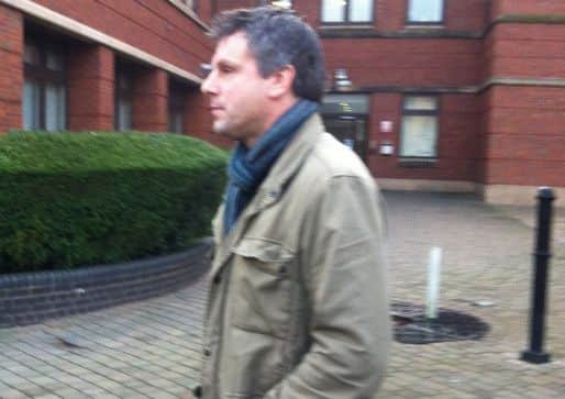 BEST QUALITY AVAILABLEResponse officer Pc Chris Young, from Nottingham, leaving Nottingham Magistrates Court after he appeared charged with six counts of misconduct in a public office. PRESS ASSOCIATION Photo. Picture date: Tuesday January 21, 2014. Nottinghamshire Police said the serving officer was last based at Hucknall and had previously worked from Worksop. The 46-year-old appeared before magistrates in Nottingham for a brief hearing today wearing jeans, a khaki jacket and striped scarf. See PA story COURTS Misconduct. Photo credit should read: Emma Sword/PA Wire