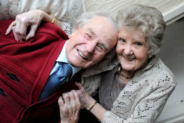 Tom and Hazel Pearson, who have celebrated their platinum wedding anniversary this month.