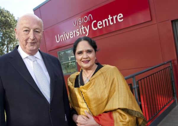 The Duke of Devonshire officially opened the new Vision University Centre at West Nottinghamshire College on Monday with principal  and chief executive West Nottinghamshire College, Dame Asha Khemka
