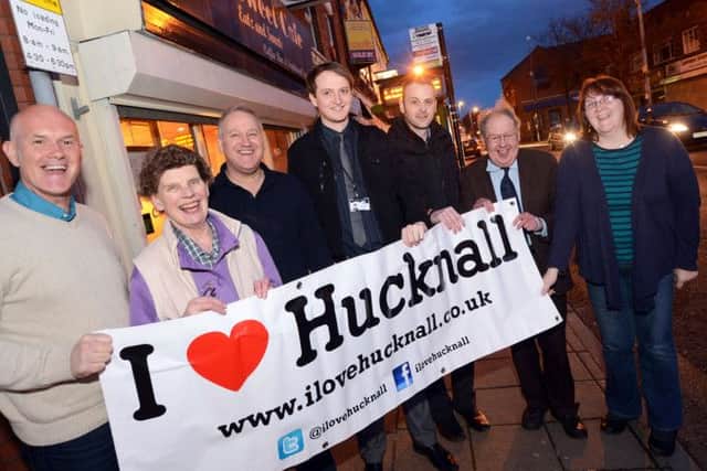 I Love Hucknall group meeting pictured from left are, Chris Williams, Sandy Singleton, Mark Allison, Phil Bailey, Stuart Pocklington, Dennis Robinson and Michelle Squires.