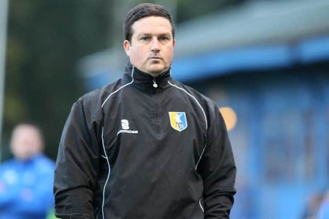 Mansfield Town's Paul Cox  -Pic by:Richard Parkes