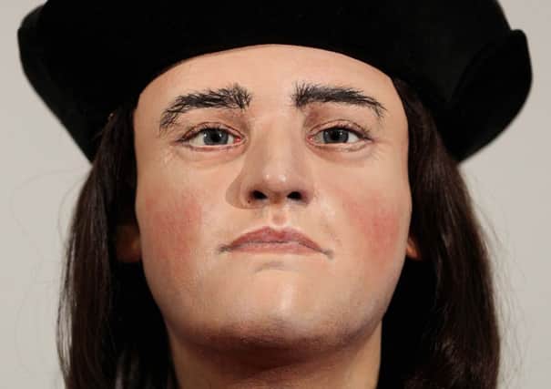 File photo dated 05/02/13 of a model of the face of King Richard III as his reinterment looks set to be delayed after a key decision over the construction of his tomb was put off. PRESS ASSOCIATION Photo. Issue date: Monday November 11, 2013. Richard's remains, dug up under a council car park in Leicester, are due to be reinterred at the city's cathedral, although a legal challenge by a group of his distant descendants who want him buried in York is currently going through the courts. Proposals put forward by the cathedral to accommodate the tomb of the last Plantagenet monarch could have seen Richard laid to rest in the cathedral by the end of summer, next year. See PA story HISTORY Dig. Photo credit should read: Gareth Fuller/PA Wire