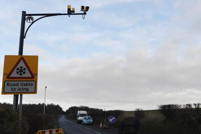 Average speed cameras have been installed either side of Cuckney Hill.