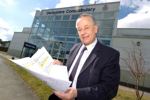 Police and Crime Commissioner for Derbyshire Alan Charles unveils details of his Crime Prevention Fund