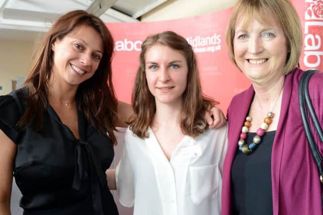 Gloria De Piero at a Women in Politics event in Ashfield last year with Labour's deputy leader Harriet Harman and Labour party member Natalie Wright.