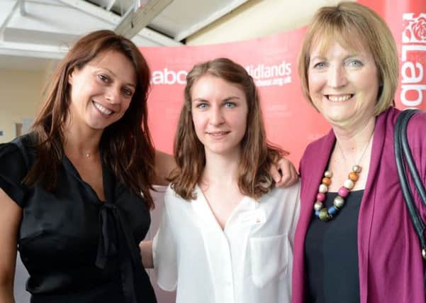 Gloria De Piero at a Women in Politics event in Ashfield last year with Labour's deputy leader Harriet Harman and Labour party member Natalie Wright.