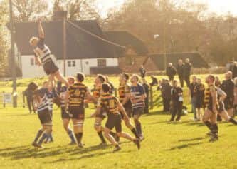 Action Mansfield RUFC's 24-17 win at Derby.