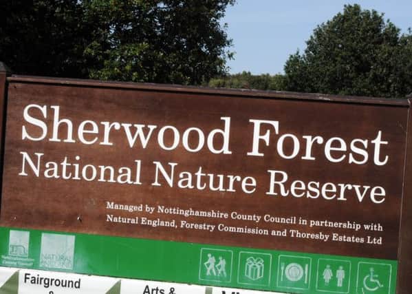 NMAC11-2401-1Edwinstowe Sherwood Forest Sign