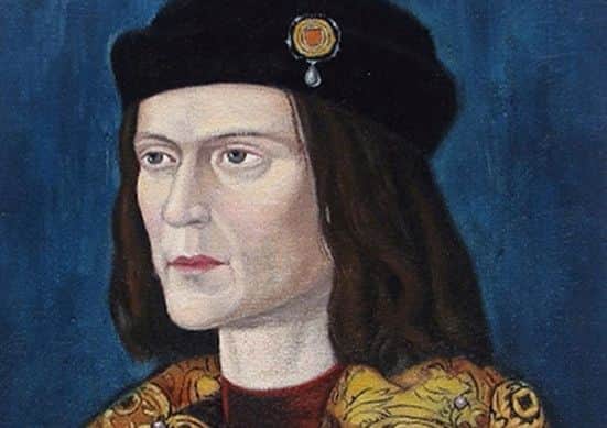 Undated handout photo issued by the University of Leicester of the earliest surviving portrait of Richard III in Leicester Cathedral, as Labour MP Hugh Bayley (York Central) has appealed for calm in the debate over where the remains of King Richard III should be buried after the Dean of York had to refer hate mail to the police. PRESS ASSOCIATION Photo. Issue date: Tuesday March 12, 2013. See PA story COMMONS Dig. Photo credit should read: University of Leicester/PA WireNOTE TO EDITORS: This handout photo may only be used in for editorial reporting purposes for the contemporaneous illustration of events, things or the people in the image or facts mentioned in the caption. Reuse of the picture may require further permission from the copyright holder.