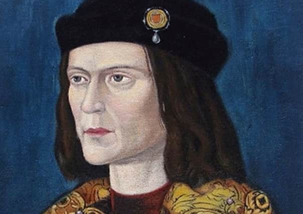 Undated handout photo issued by the University of Leicester of the earliest surviving portrait of Richard III in Leicester Cathedral, as Labour MP Hugh Bayley (York Central) has appealed for calm in the debate over where the remains of King Richard III should be buried after the Dean of York had to refer hate mail to the police. PRESS ASSOCIATION Photo. Issue date: Tuesday March 12, 2013. See PA story COMMONS Dig. Photo credit should read: University of Leicester/PA Wire

NOTE TO EDITORS: This handout photo may only be used in for editorial reporting purposes for the contemporaneous illustration of events, things or the people in the image or facts mentioned in the caption. Reuse of the picture may require further permission from the copyright holder.