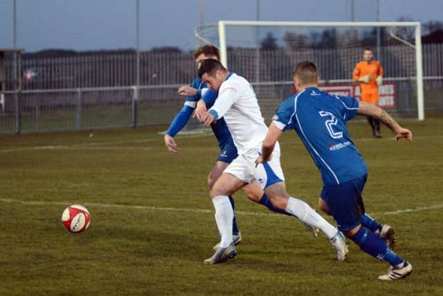 Rainworth's Ashley Longstaff in action.