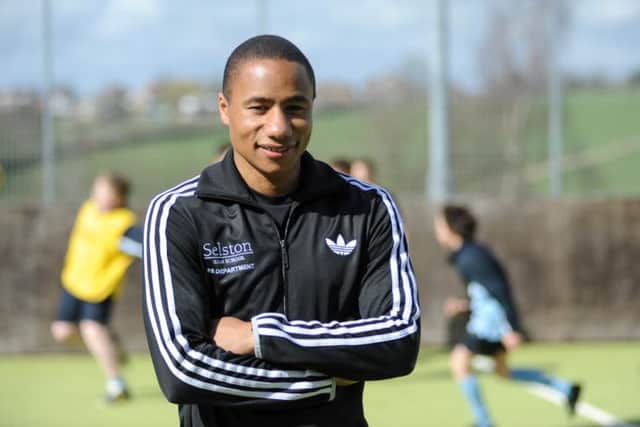 Selston High School PE teacher Jon D'Laryea who used to play for MTFC.