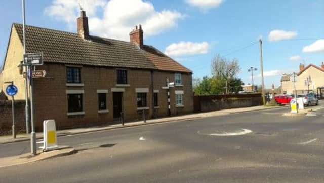 Properties on Church Street in Kirkby Cross Conservation Area.