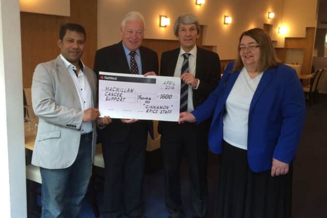 Keith and Sylvia Johnson have raised £2,300 for Macmillan Cancer Support.