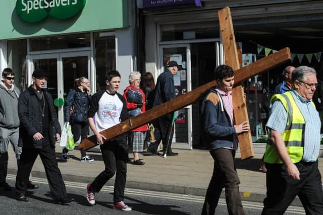 Good Friday March through Hucknall town centre, starting at Mary Magdelene Church.