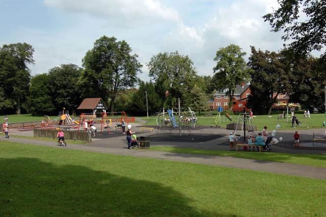 Huchnall Titchfield park fun factory family fun day. Park general picture.