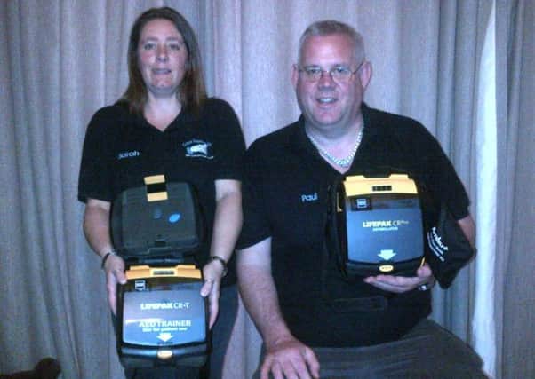 In emergency: Care Trainers hope to improve defibrillator numbers.