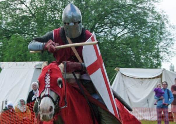 Battle ready: Sherwood Pines visitors can see re-enactments.