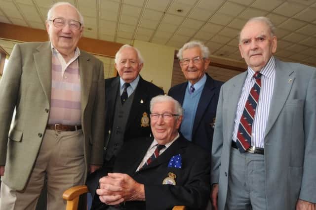 The final meeting of the East Midland Ex Air Crew Association which was held at Sherwood Forest Golf Club on Monday.
The association formed 50 years ago by Ron Brown started life with 150 members but the years have taken a natural toll and membership is now down to just five members.
Pictured are, Seated Ian Linney, Standing from the left are; Jeff Hildreth, Ron Brown, Andre Russell and Tom Calladine.