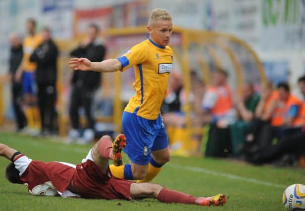 Mansfield Town action.