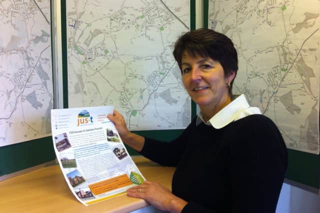Lisa Simpson, member of  The JUS-T (Jacksdale, Underwood, Selston  Tomorrow) project, to write a neighbourhood plan.