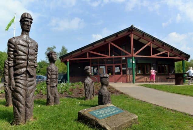 Commemorative tree planting to mark 20 years of Brierley Forest Park, the visitor centre and cafe