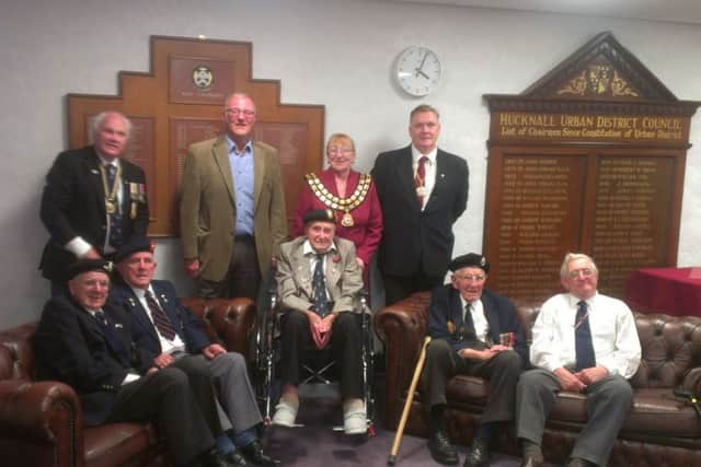 Veterans commemorate D-Day at Ashfield District Council