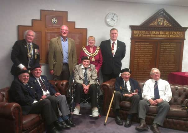 Veterans commemorate D-Day at Ashfield District Council