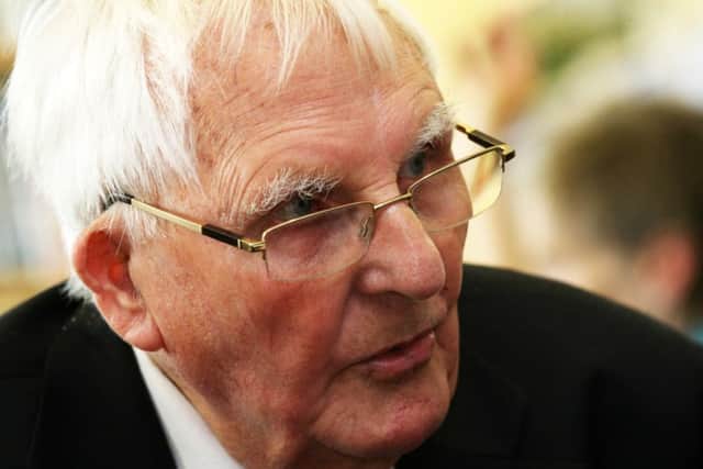 D-Day veterans gathered at Ladybrook Libray in Manfield to mark the 70th anniversary. Pictured is veteran Roger Maywood