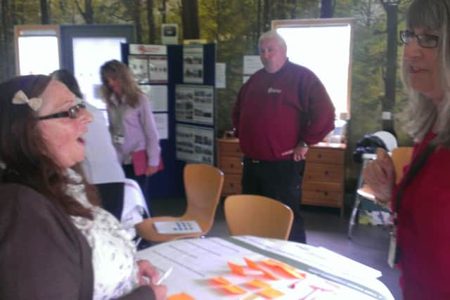 Residents pass on their views at the Sutton Locality Team consultation event