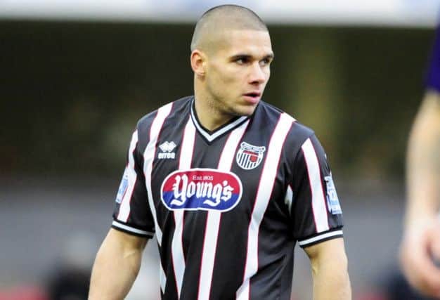 Liam Hearn in his Grimsby days. Pic courtesy of Grimsby Telegraph.